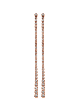 1.44 TCW Cushion Moissanite Diamond Long Drop Earrings - farrellouise