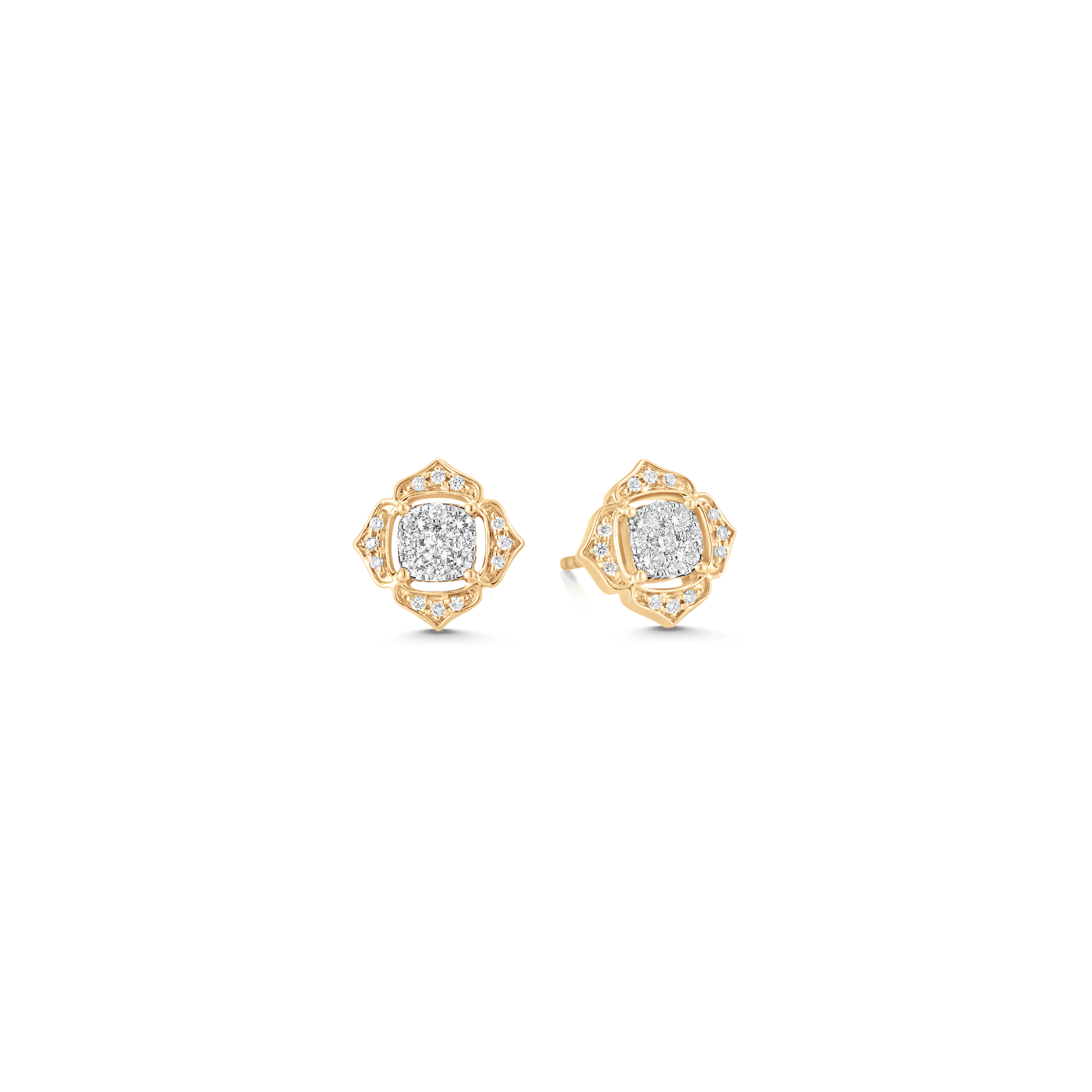 0.35 TCW Round Moissanite Diamond Stud Earrings - farrellouise