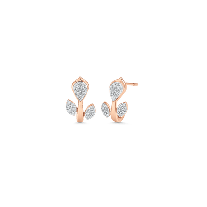 0.24 TCW Round Moissanite Diamond Huggie Earrings - farrellouise