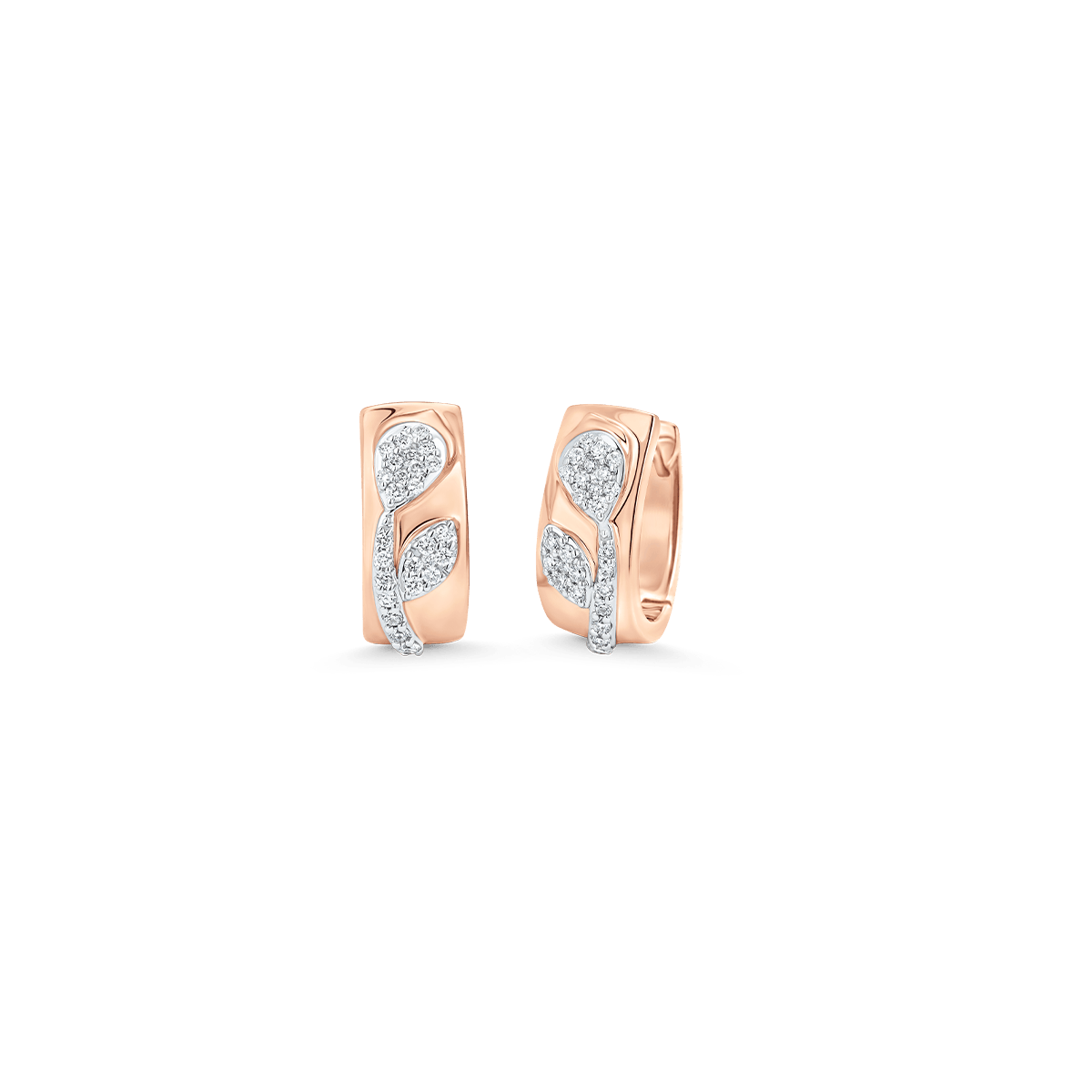 0.25 TCW Round Moissanite Diamond Huggie Earrings - farrellouise
