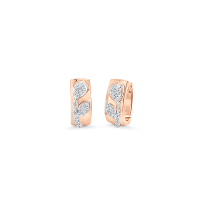 0.25 TCW Round Moissanite Diamond Huggie Earrings - farrellouise