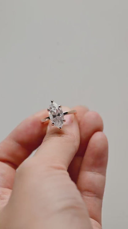 2.50 CT Radiant Moissanite Hidden Halo Engagement Ring