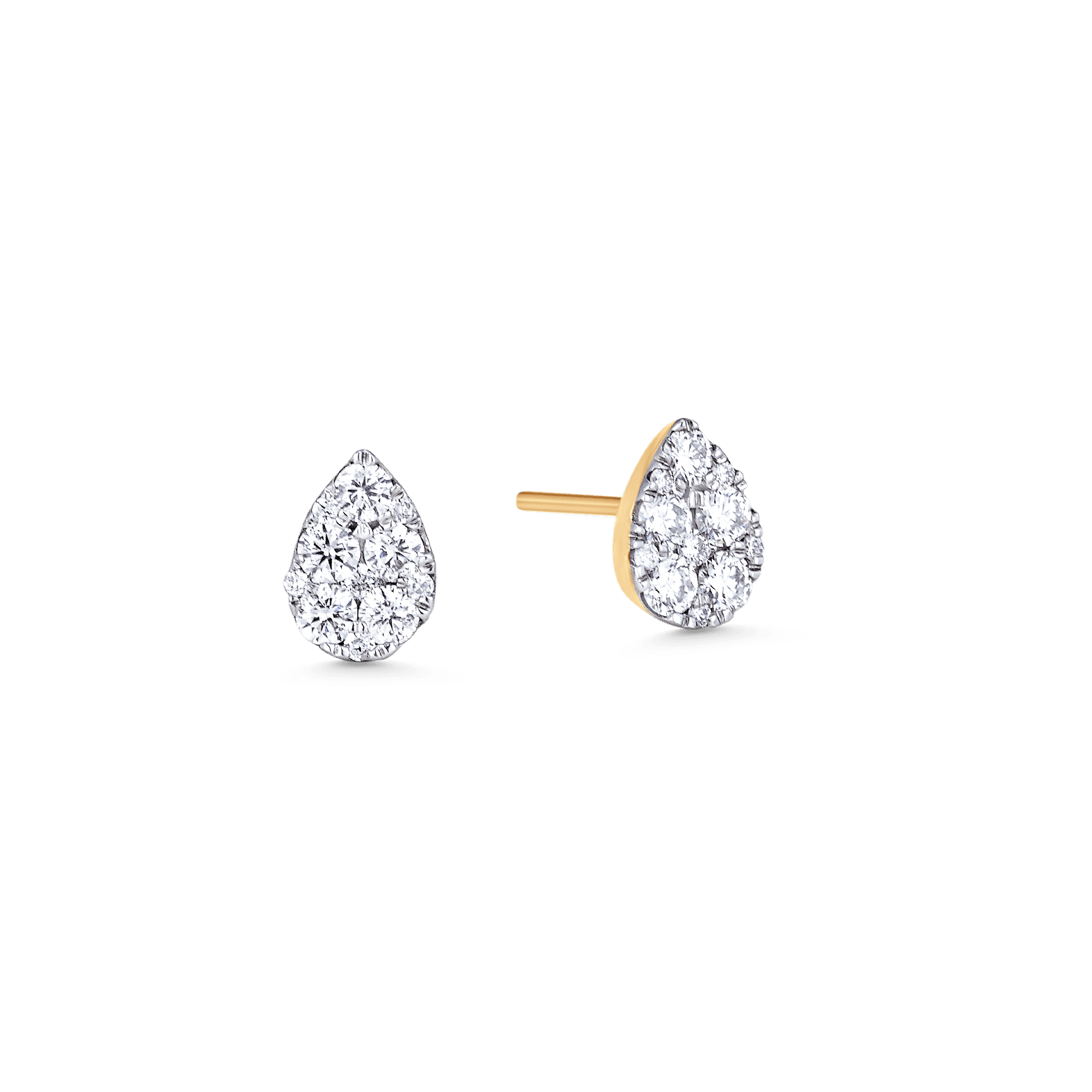0.48 TCW Round Moissanite Diamond Stud Earrings - farrellouise