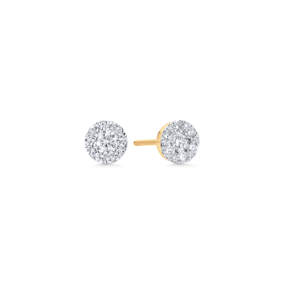 0.41 TCW Round Moissanite Diamond Stud Earrings - farrellouise