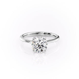 2.50 CT Round Moissanite Solitaire Engagement Ring