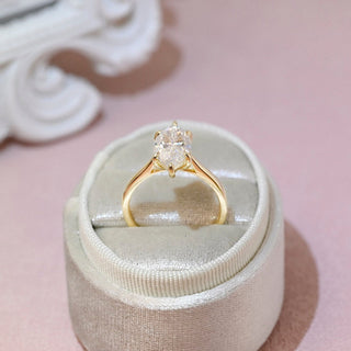 1.50 CT Marquise Moissanite Solitaire Engagement Ring