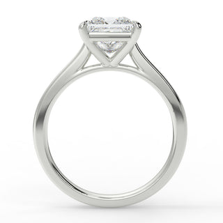 1.35 CT Princess Moissanite Solitaire Engagement Ring