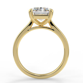 2.50 CT Radiant Moissanite Solitaire Engagement Ring
